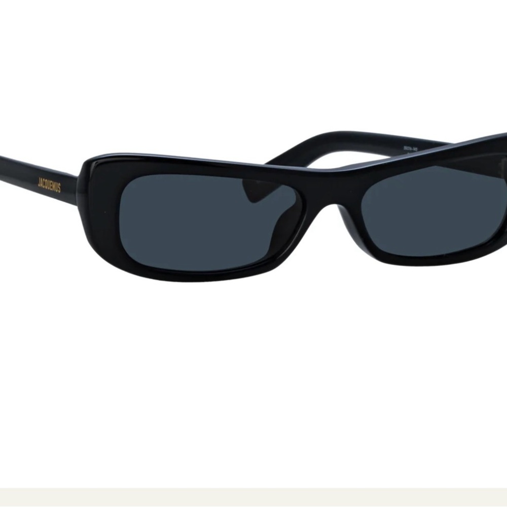 Jacquemus Capri Rectangular Sunglasses in black N… - image 4